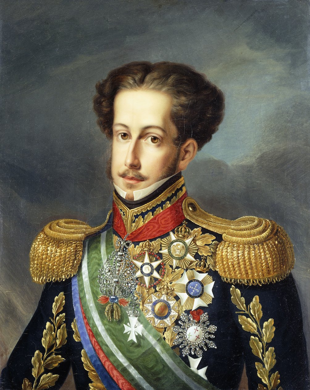 Dom Pedro I., Kaiser von Brasilien, um 1816 von Jean Baptiste Debret