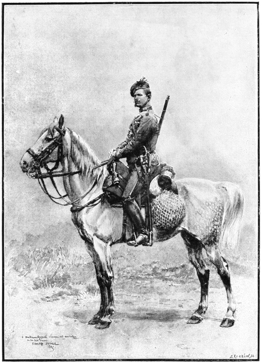Ein Jäger der Garde, Russland, 1892 von Jean Baptiste Edouard Detaille