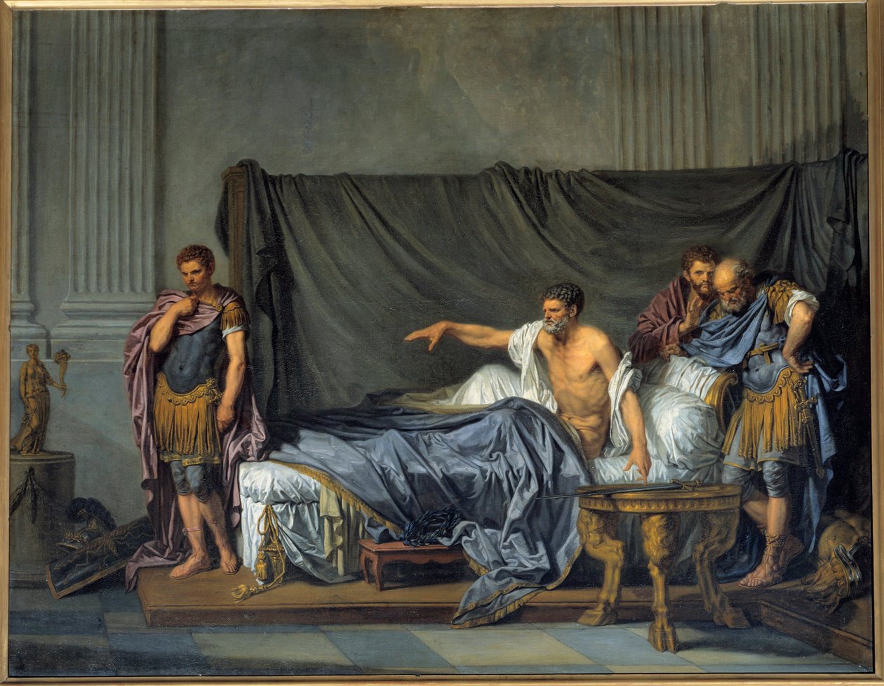 Kaiser Septimius Severus (Lucius Septimius Severus Pertinax) von Jean Baptiste Greuze