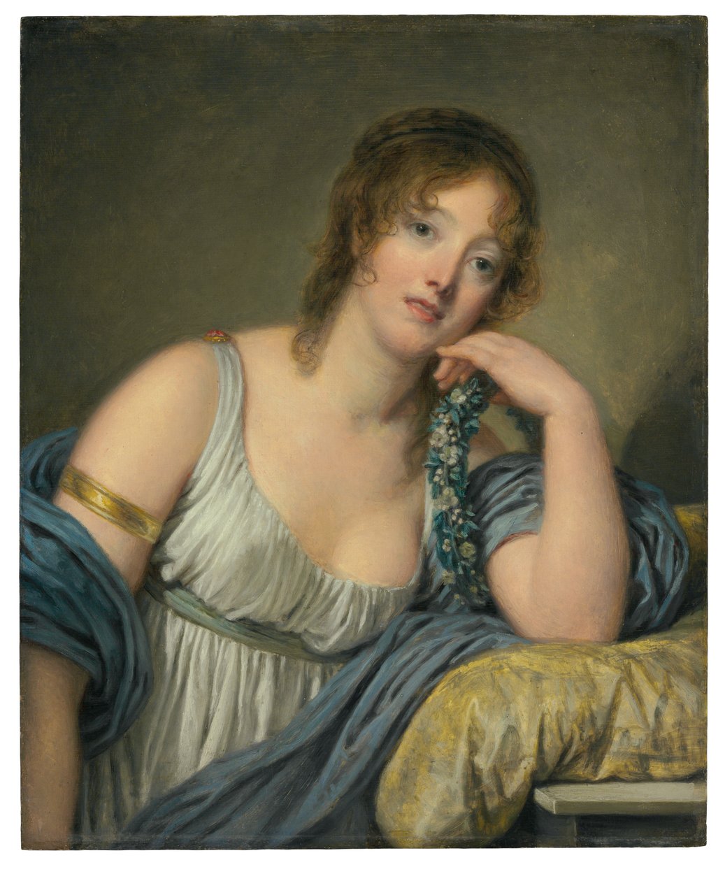 Porträt von Jeanne Philiberte Ledoux (1767–1840), Halbfigur von Jean Baptiste Greuze