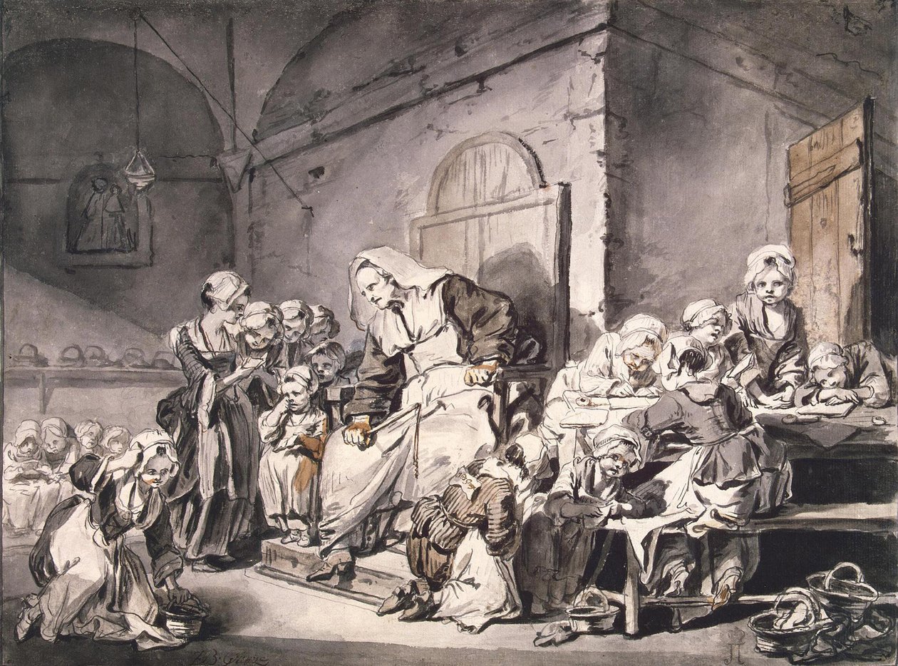 Schullehrer von Jean-Baptiste Greuze