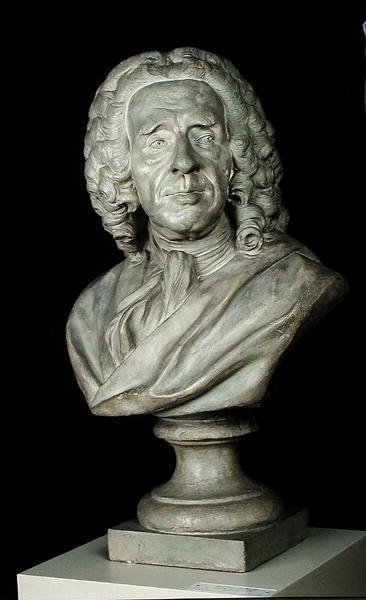 Büste von Bernard Le Bouvier de Fontenelle (1657-1757) von Jean Baptiste II Lemoyne