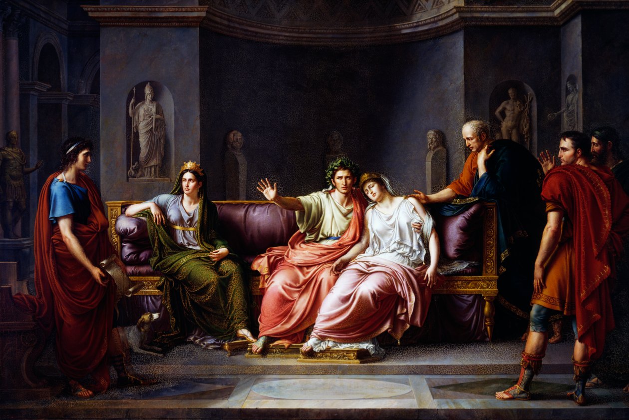 Vergil liest den sechsten Gesang der Aeneis von Jean Baptiste Joseph Wicar