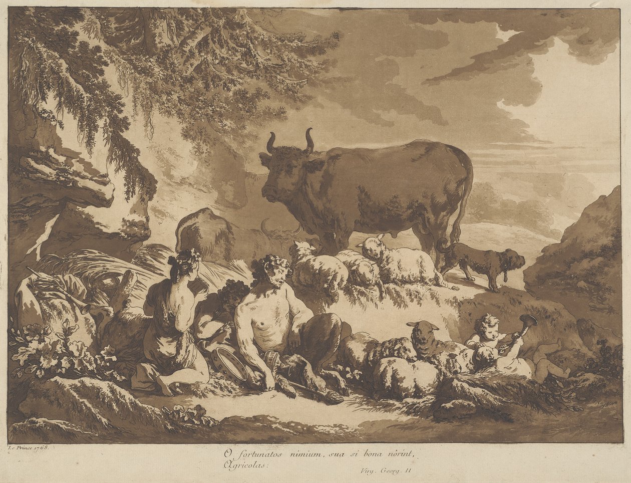 O wie extrem glücklich könnten Bauern sein von Jean Baptiste Le Prince
