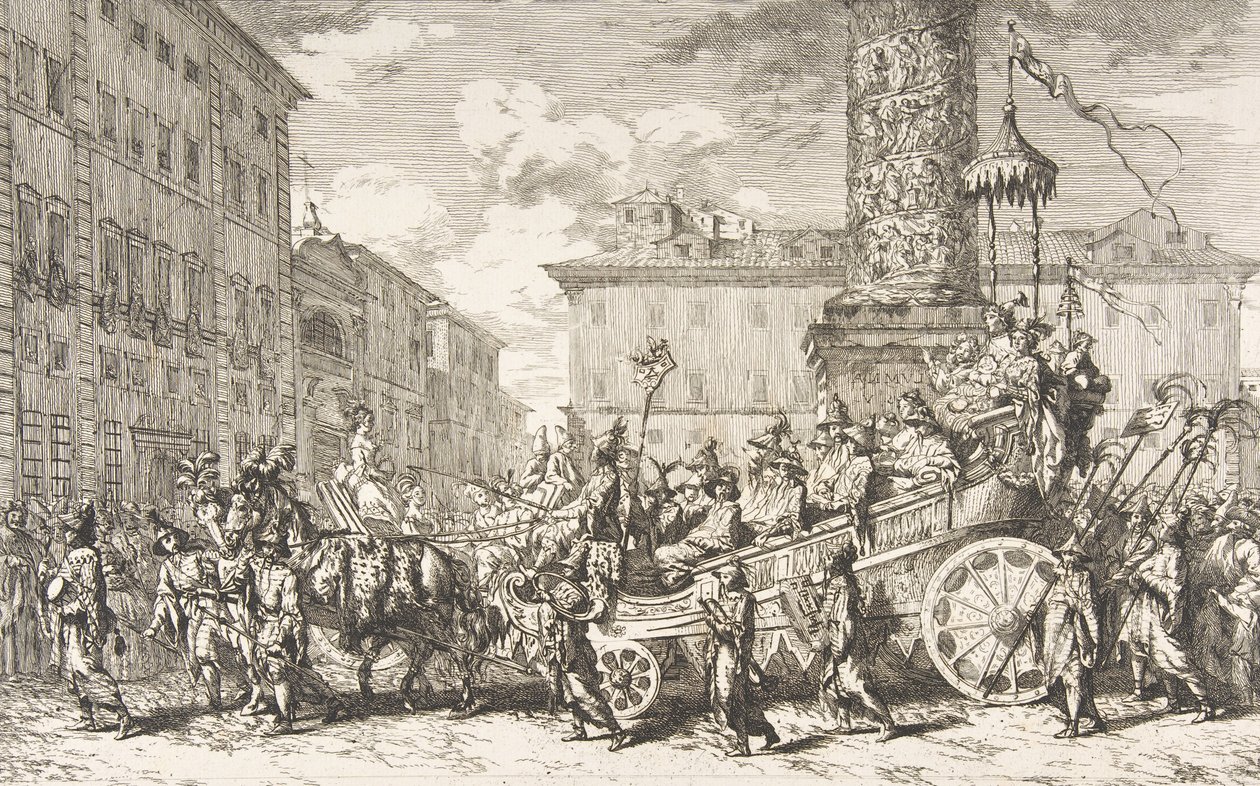 Die chinesische Maskerade von Jean Baptiste Marie Pierre