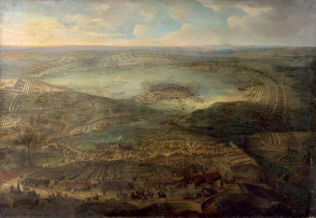 Die Belagerung von Mons, 1691 von Jean Baptiste Martin