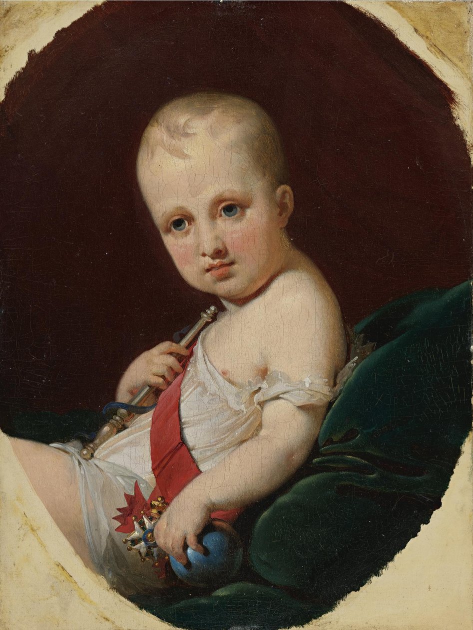 Napoléon François Bonaparte, Herzog von Reichstadt, König von Rom 1811-1832, ca. 1812 von Jean Baptiste Mauzaisse
