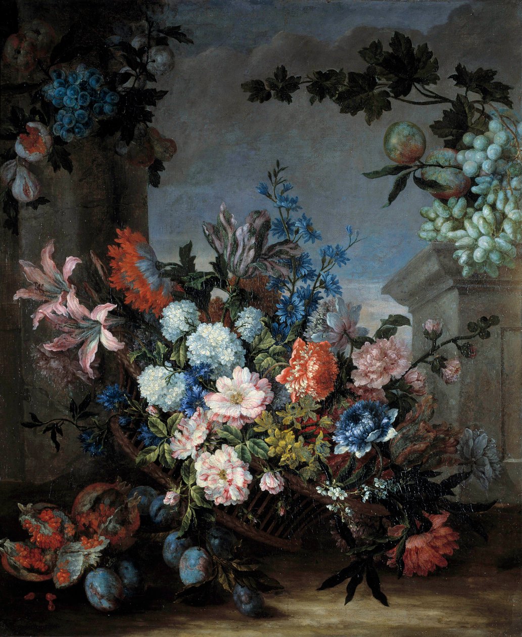 Blumen und Früchte von Jean Baptiste Monnoyer