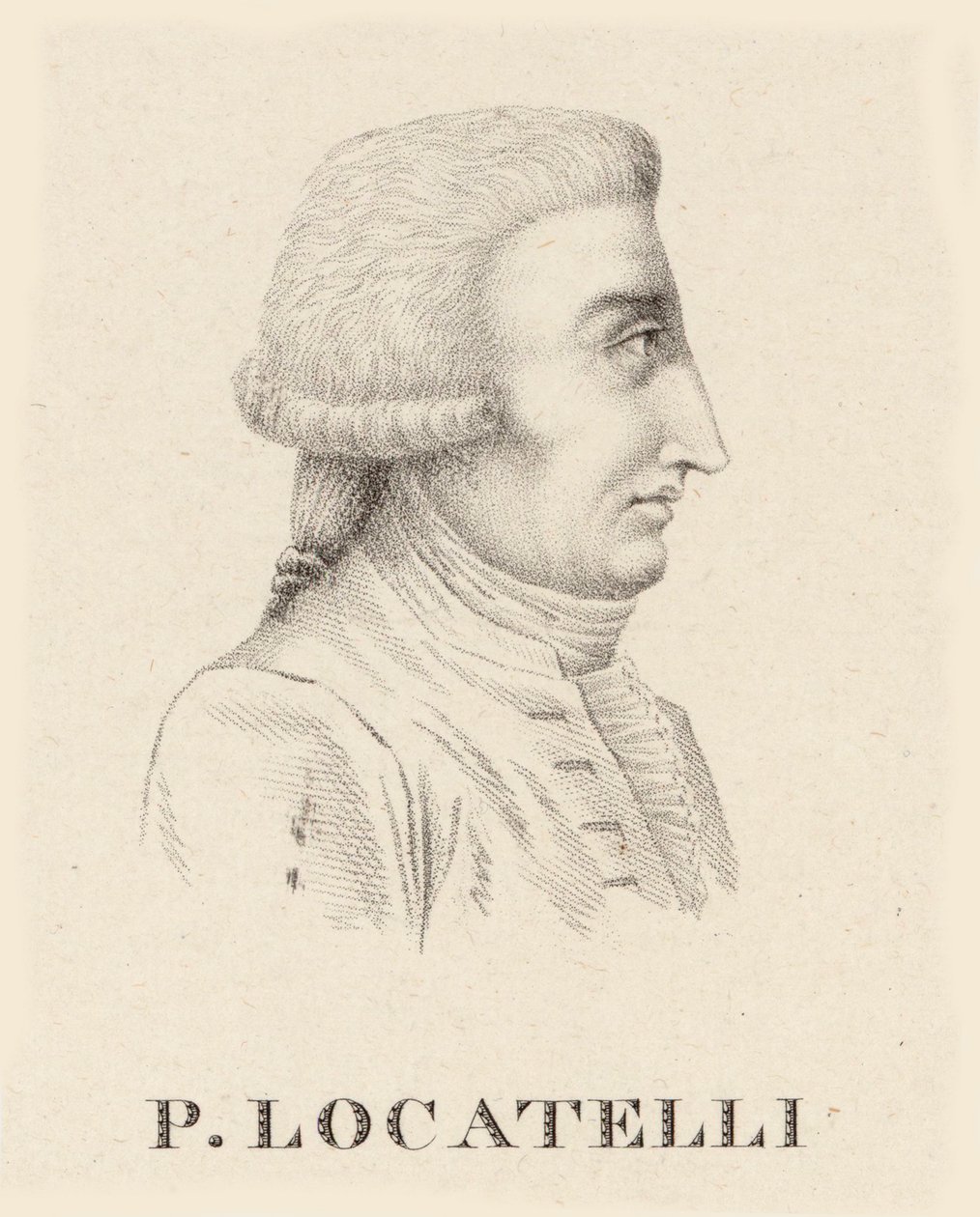 Porträt des Geigers und Komponisten Pietro Antonio Locatelli 1695-1764 von Jean Baptiste Ponce Lambert