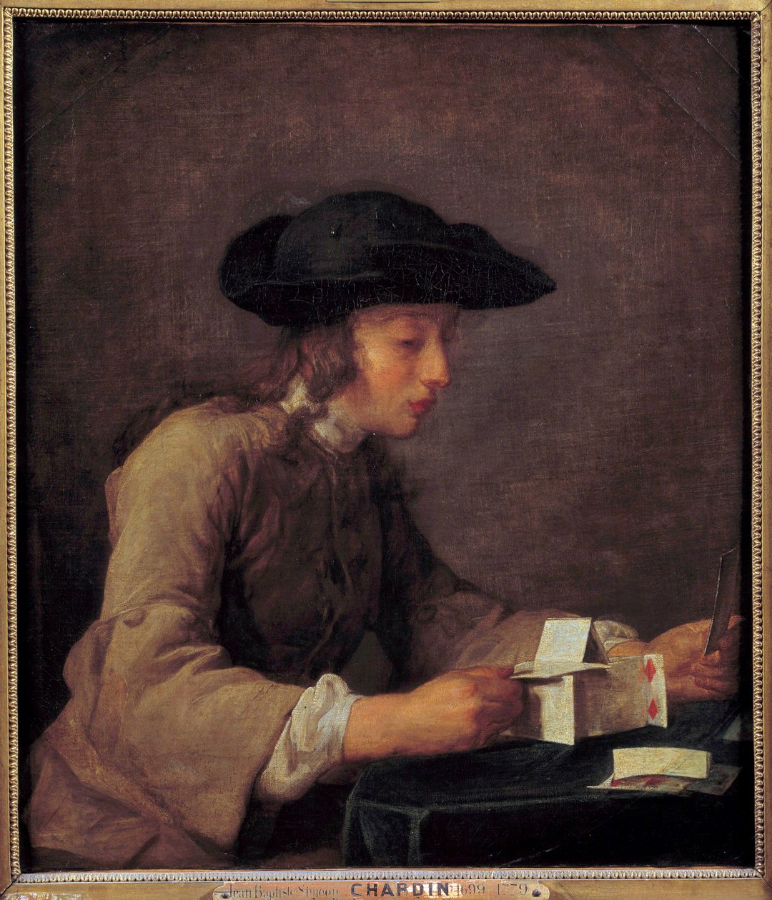 Das Kartenhaus von Jean Baptiste Simeon Chardin