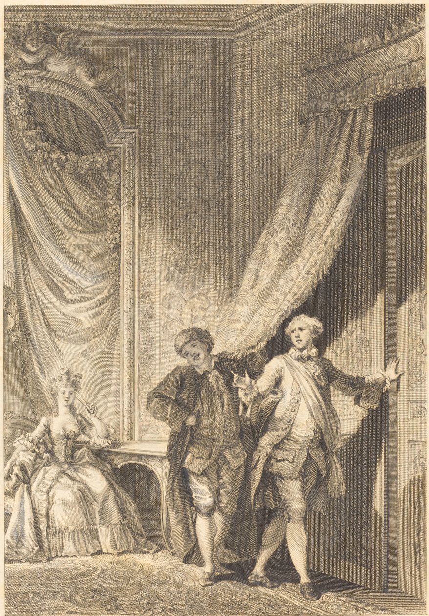 Der Prächtige von Jean Baptiste Tilliard after Jean Honoré Fragonard