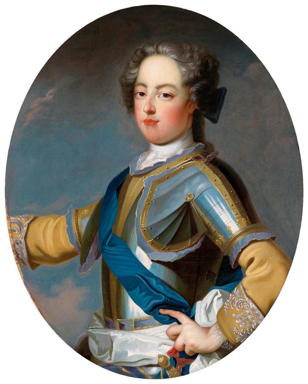 Porträt von König Ludwig XV von Jean Baptiste van Loo