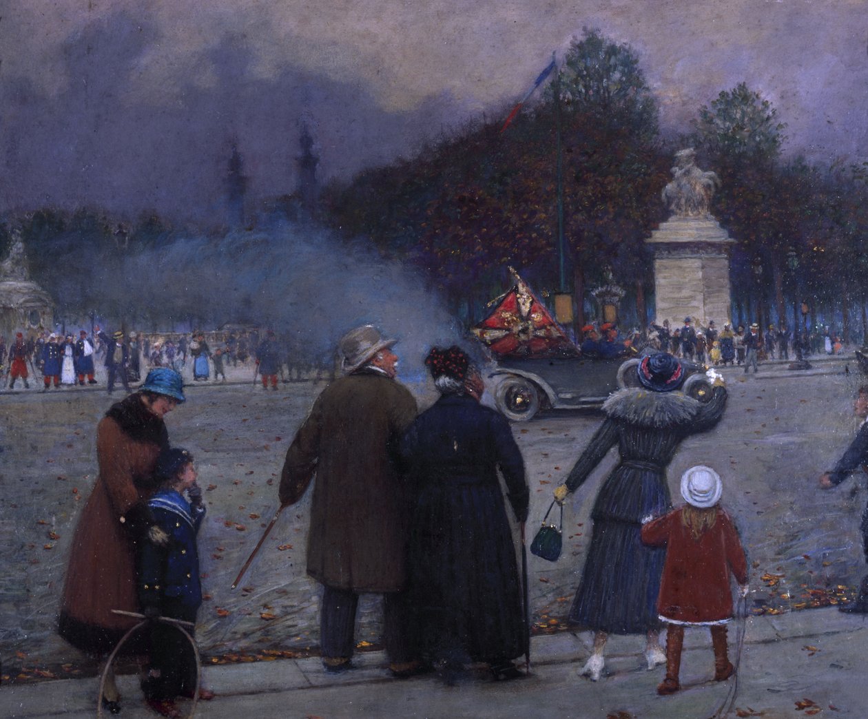 Deutsche Flagge getragen zu den Invaliden, ca. 1914 von Jean Beraud