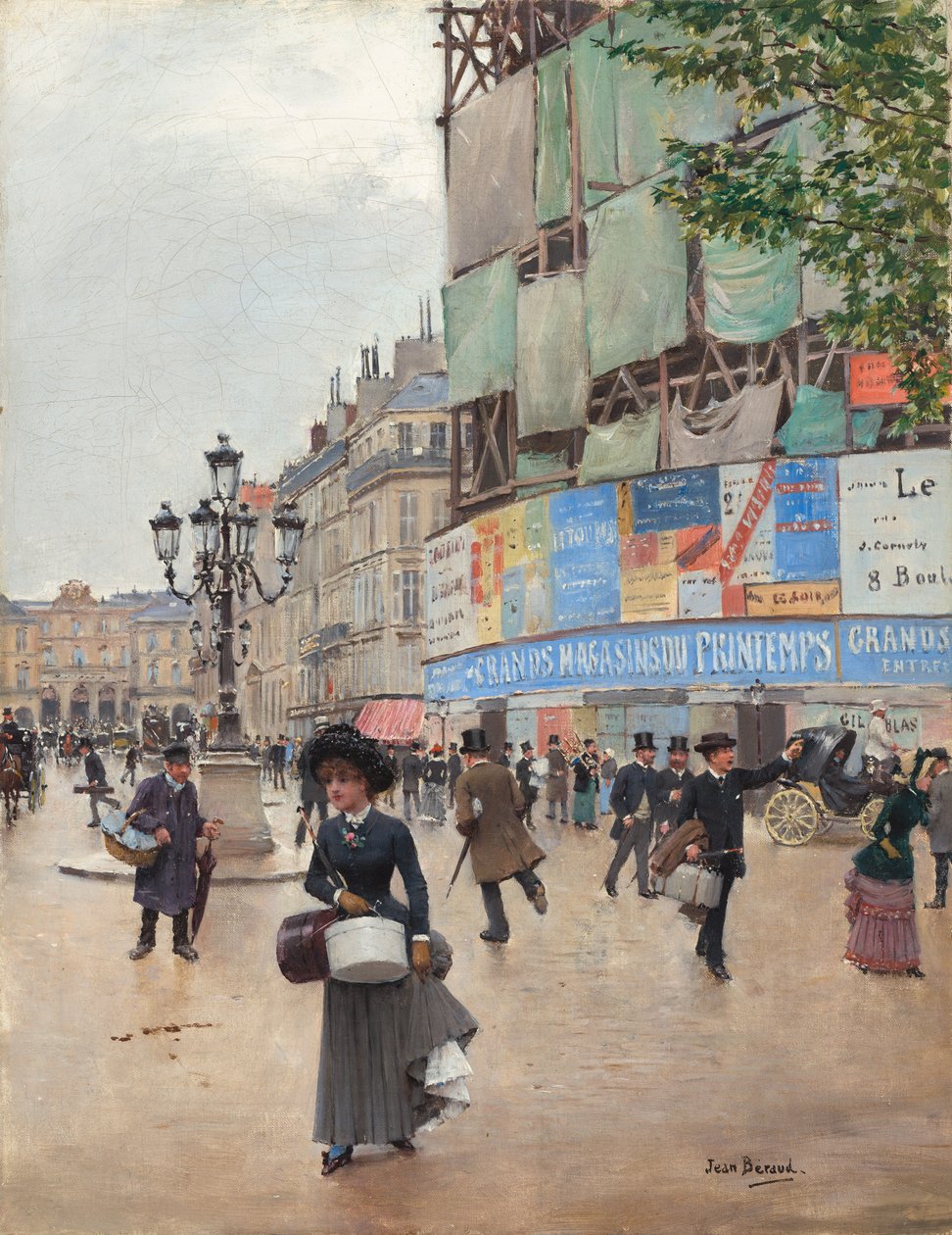 Paris, rue du Havre, um 1882 von Jean Beraud