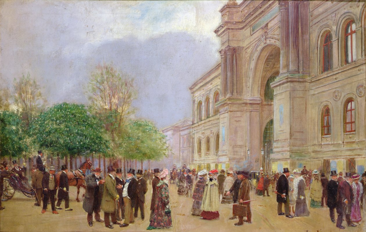 Der Ausgang des Salons im Palais de L