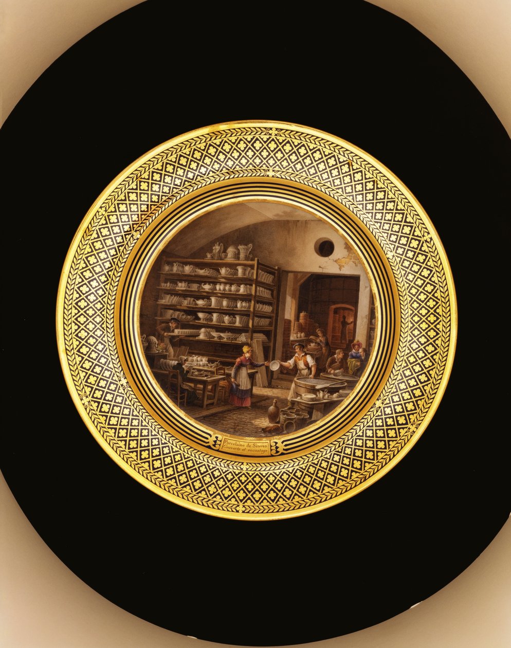 Porzellan von Sevres, ca. 1820-35 von Jean Charles Develly