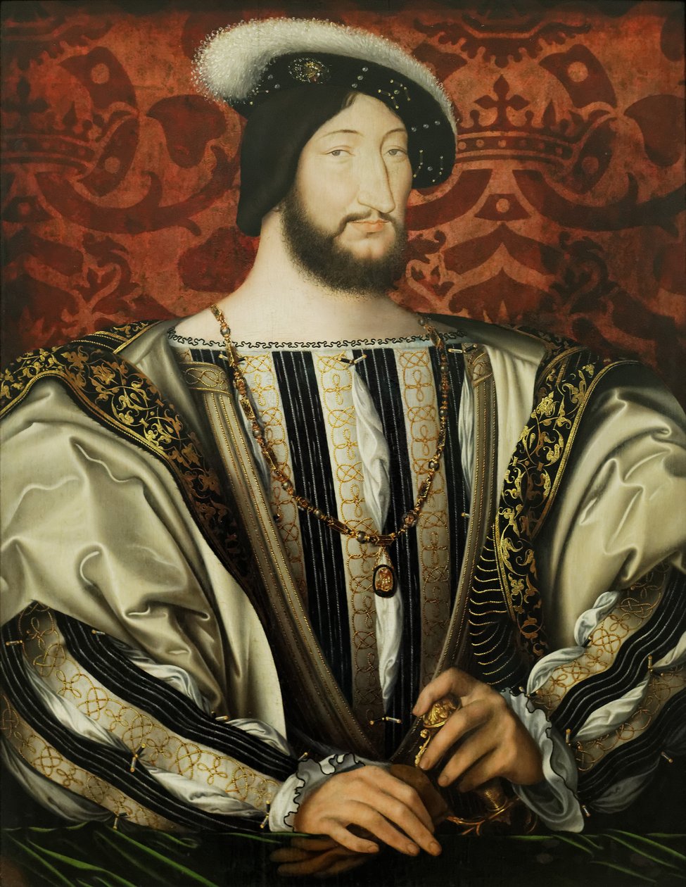 François I. (1494-1547), König von Frankreich von Jean Clouet