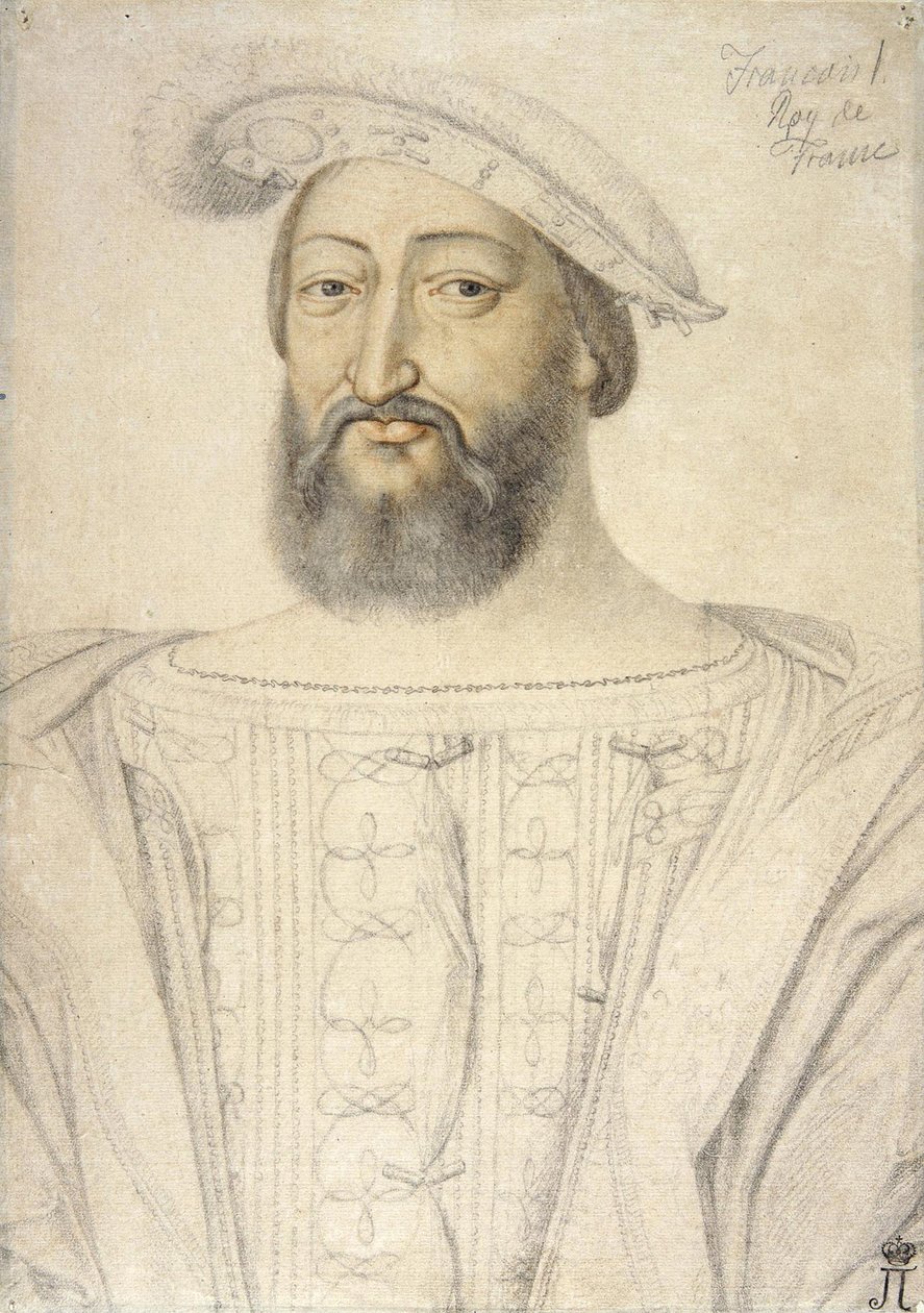 Porträt von Franz I. (1494-1547), König von Frankreich von Jean Clouet