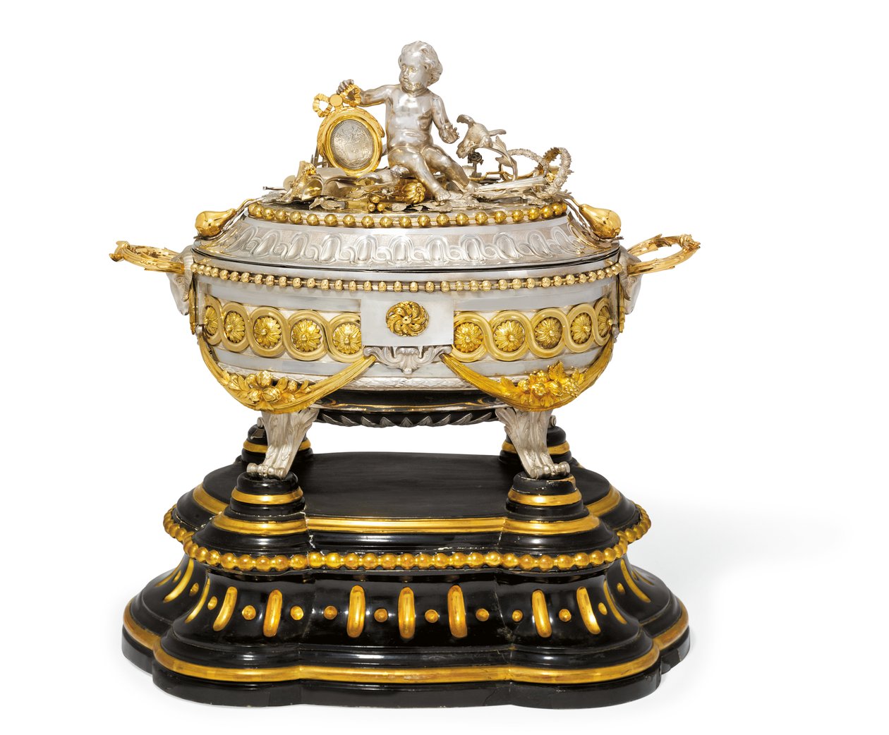 Suppenterrine, Deckel und Stand, Malines, ca. 1780 von Jean Corneille Hendrickx