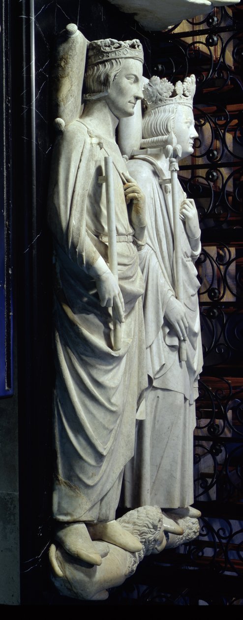 Effigien von Philippe III dem Kühnen und Philippe IV dem Schönen von Jean D