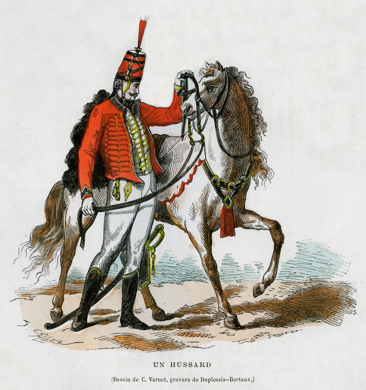 Ein Husar, frühes 19. Jahrhundert 1882-1884 von Jean Duplessis-Bertaux