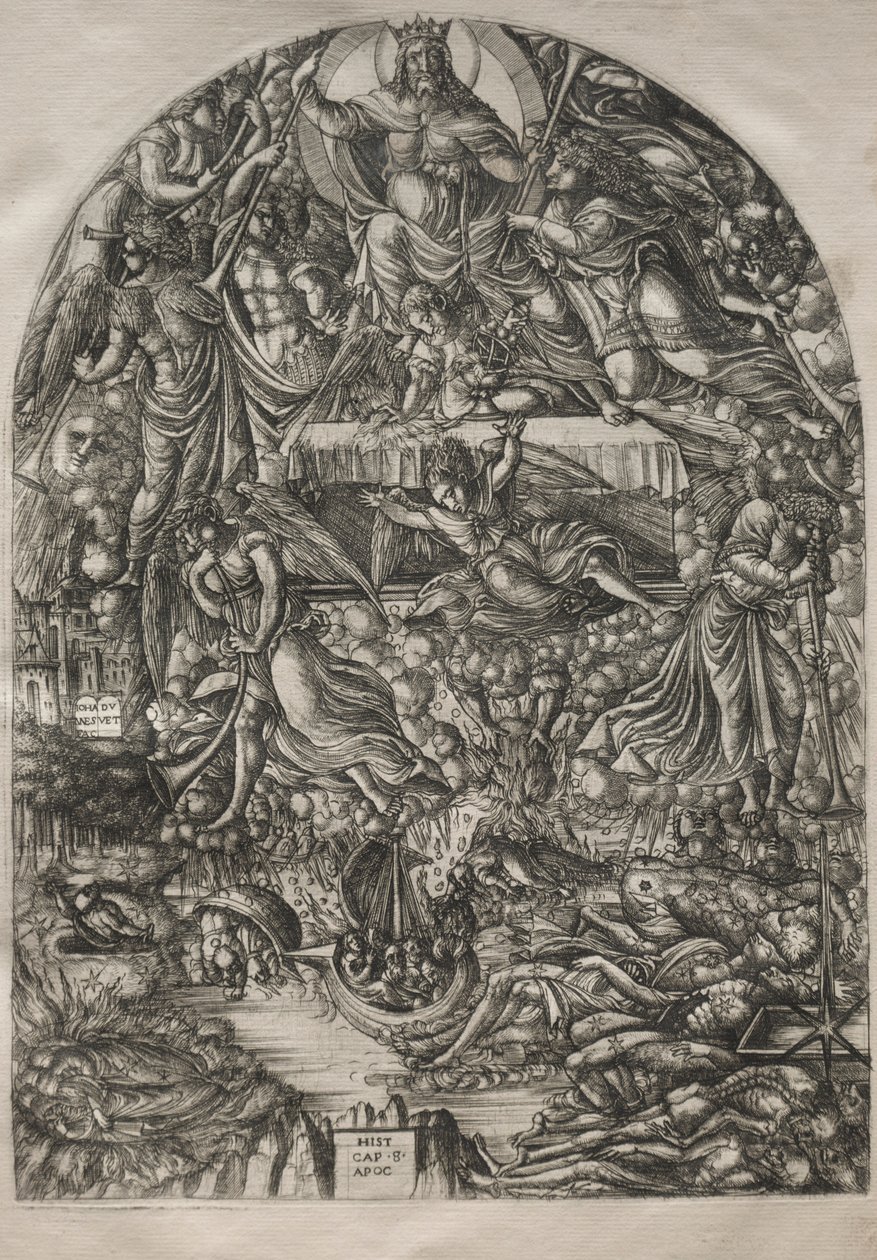 Die Apokalypse: Die Öffnung des siebten Siegels, 1546-1556 von Jean Duvet