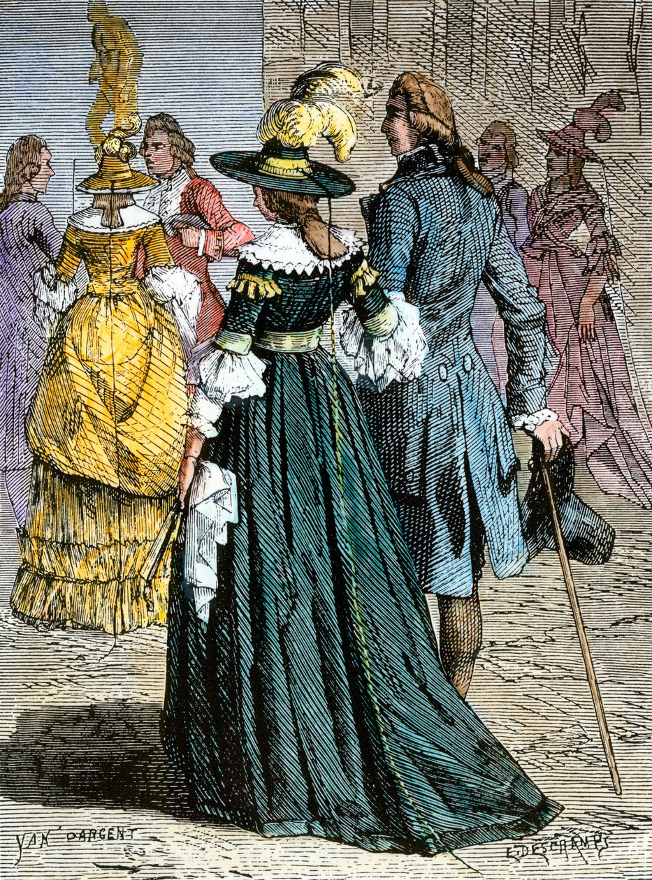 Pariser Mode von Jean Edouard (1824-99) Dargent