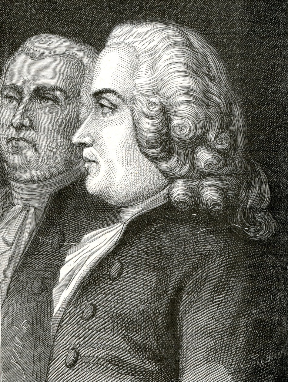 Französische Revolution 1789-1799 Tronchet und Malesherbes Guillaume Chretien de Lamoignon de Malesherbes von Jean Edouard (1824 99) Dargent