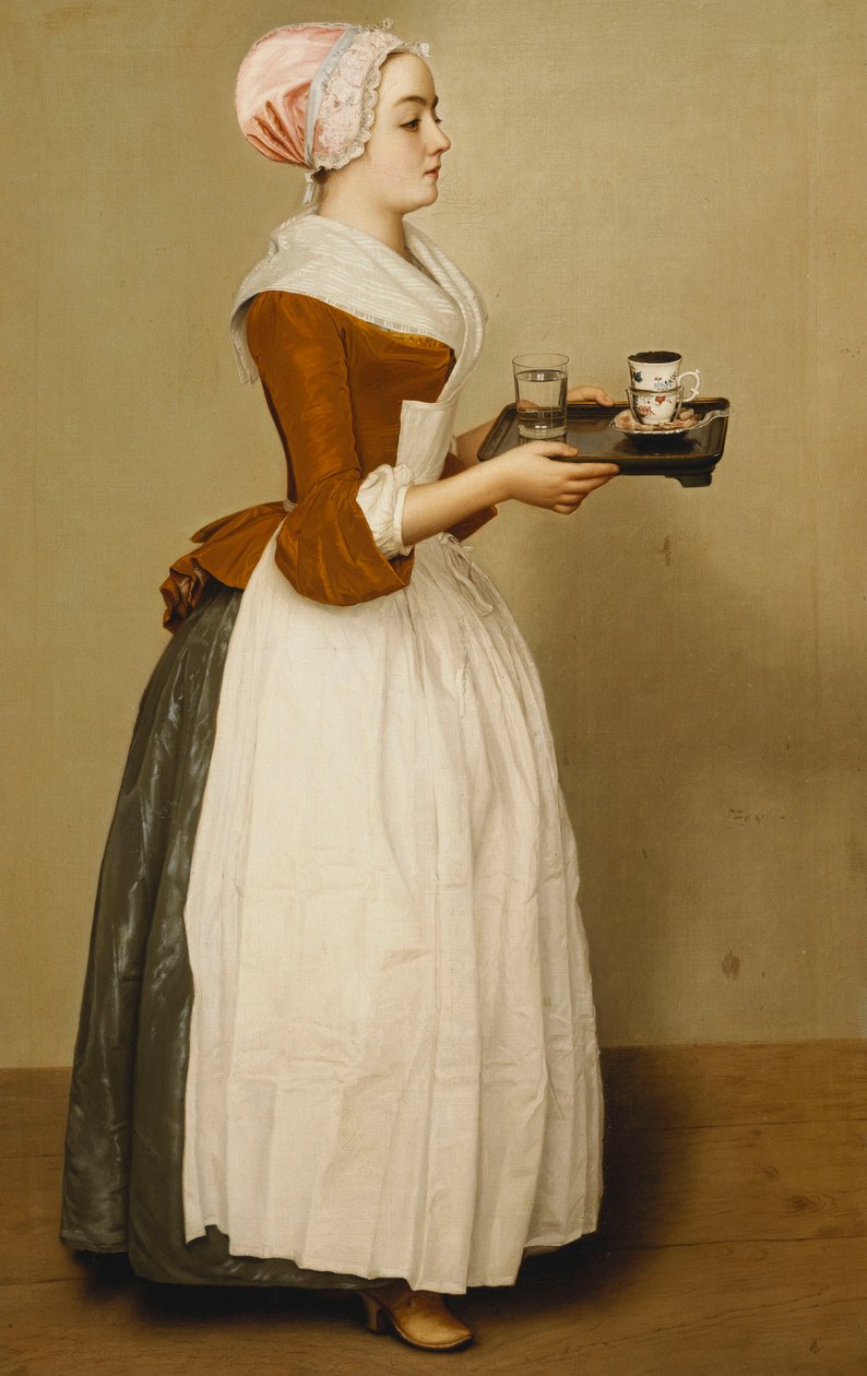 Tasse Schokolade; La Tasse du Chocolat von Jean Étienne Liotard