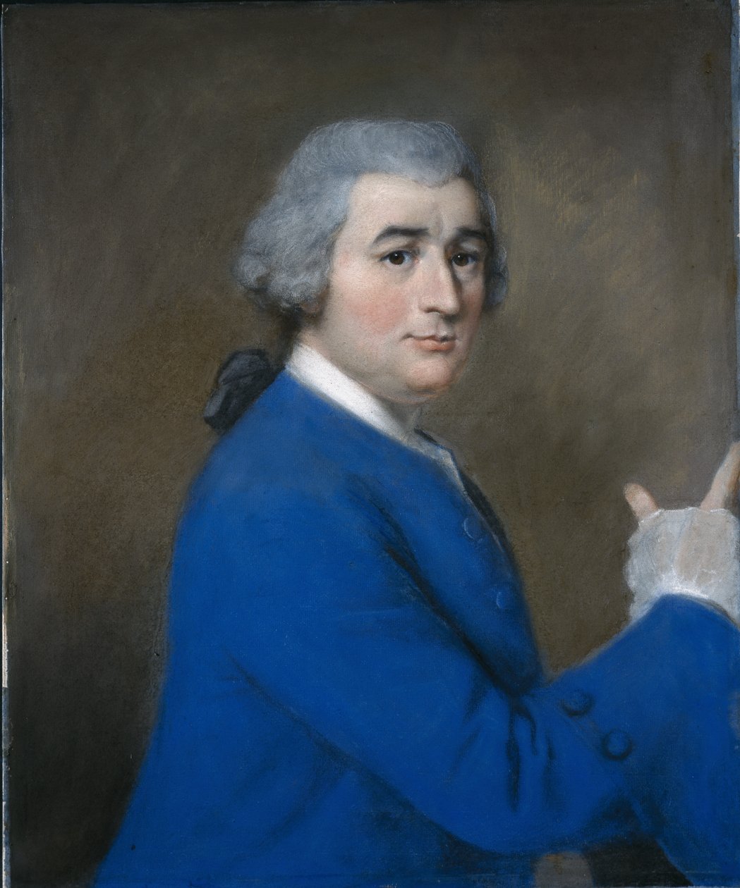 David Garrick in hohem Mantel von Jean Étienne Liotard