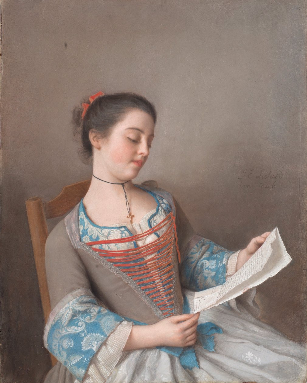 Die schöne Leserin von Jean Étienne Liotard