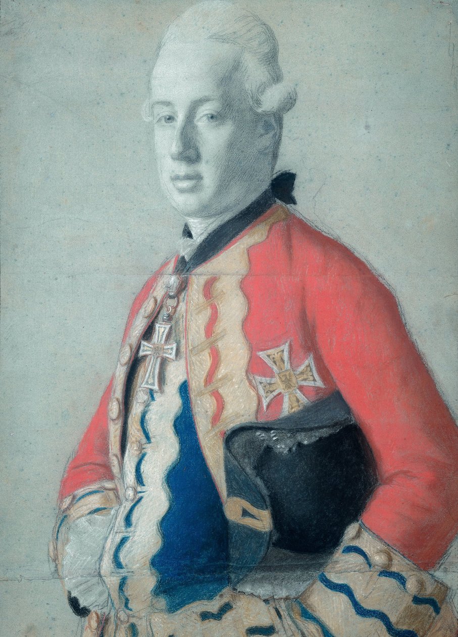 Porträt von Erzherzog Maximilian Franz von Österreich (1756-1801), später Erzbischof und Kurfürst von Köln und Fürstbischof von Münster von Jean Étienne Liotard