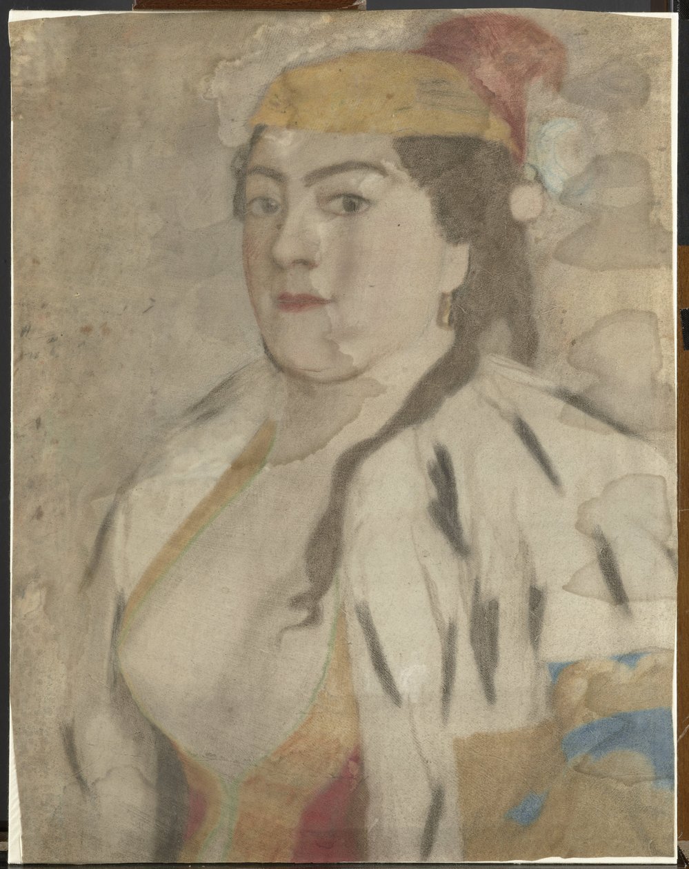 Porträt einer unbekannten Frau aus Istanbul von Jean Étienne Liotard