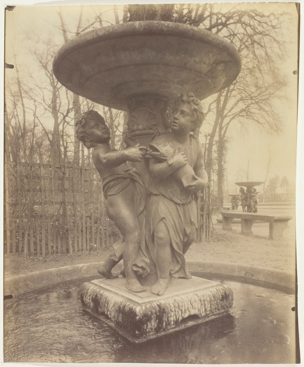 Versailles, Les Marmousets von Jean Eugène Auguste Atget