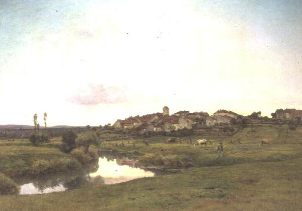Die Saône bei Lironcourt, Vogesen von Jean F. Monchablon