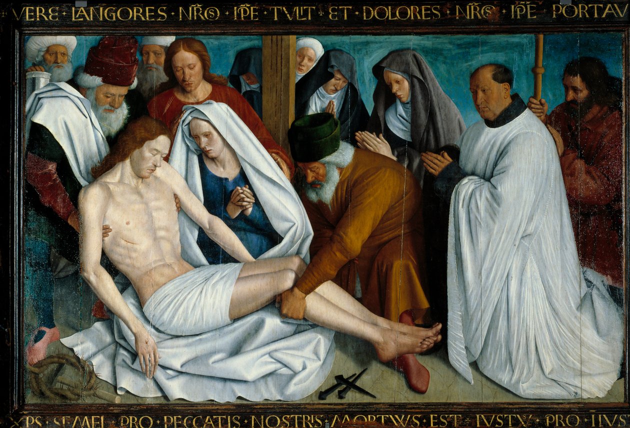 La Pietà von Nouans-les-Fontaines von Jean Fouquet