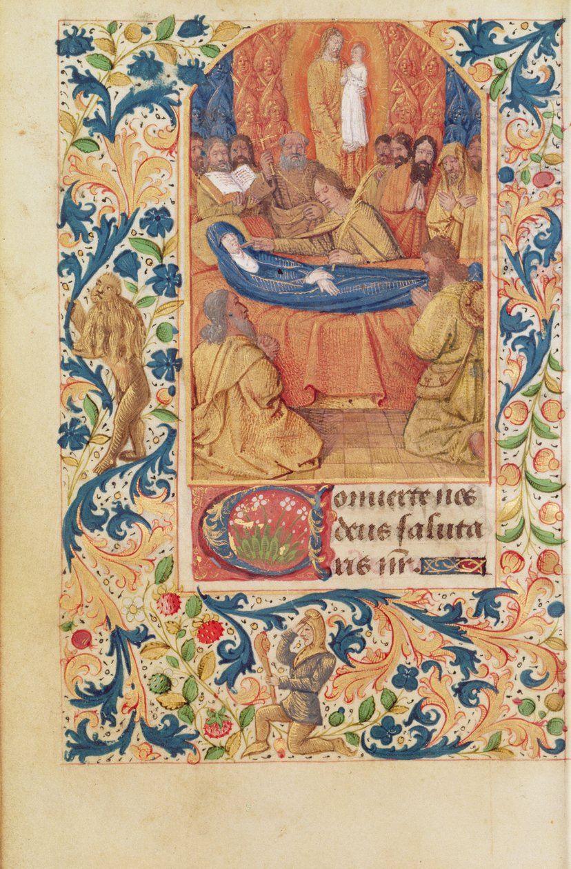Ms Latin 13305 fol.88v Der Tod der Jungfrau, aus 