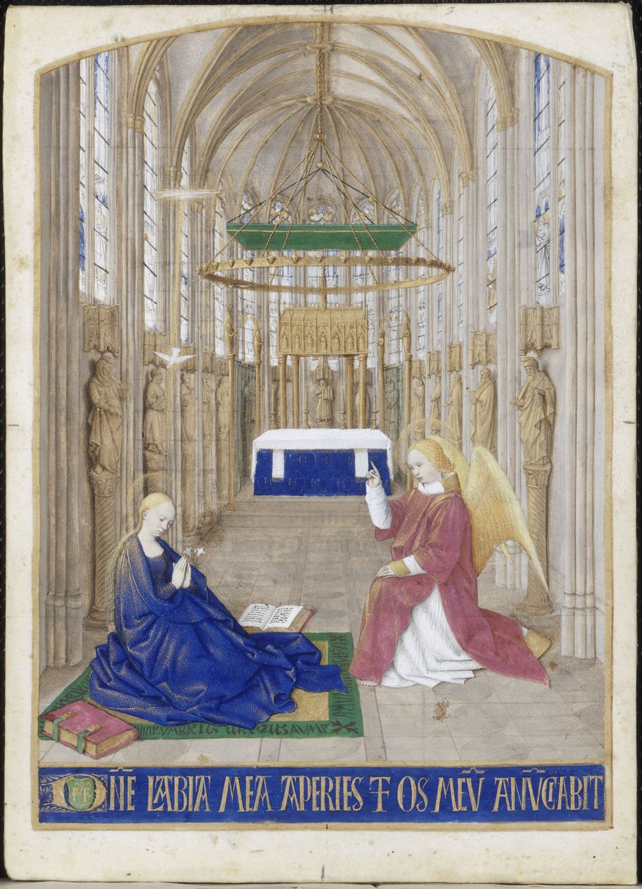Die Verkündigung Stunden von Étienne Chevalier von Jean Fouquet