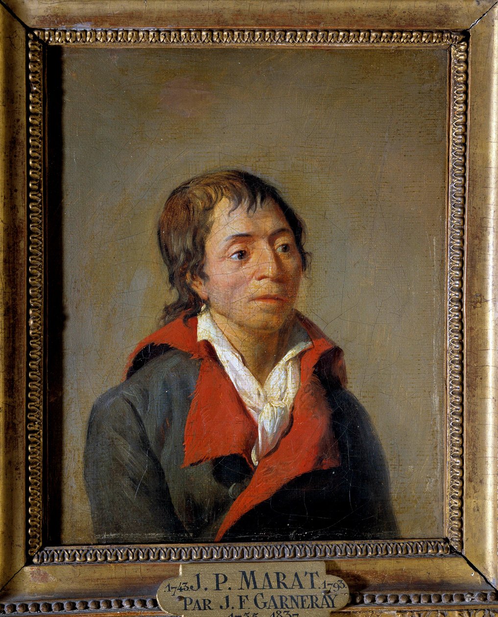 Porträt von Jean-Paul Marat, Arzt, Gründer von 