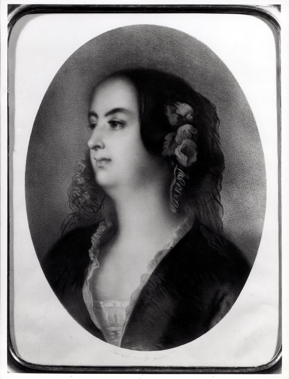 Madame Hanska (1801-82) graviert von Emile Lassalle (1813-71) von Jean Francois Gigoux
