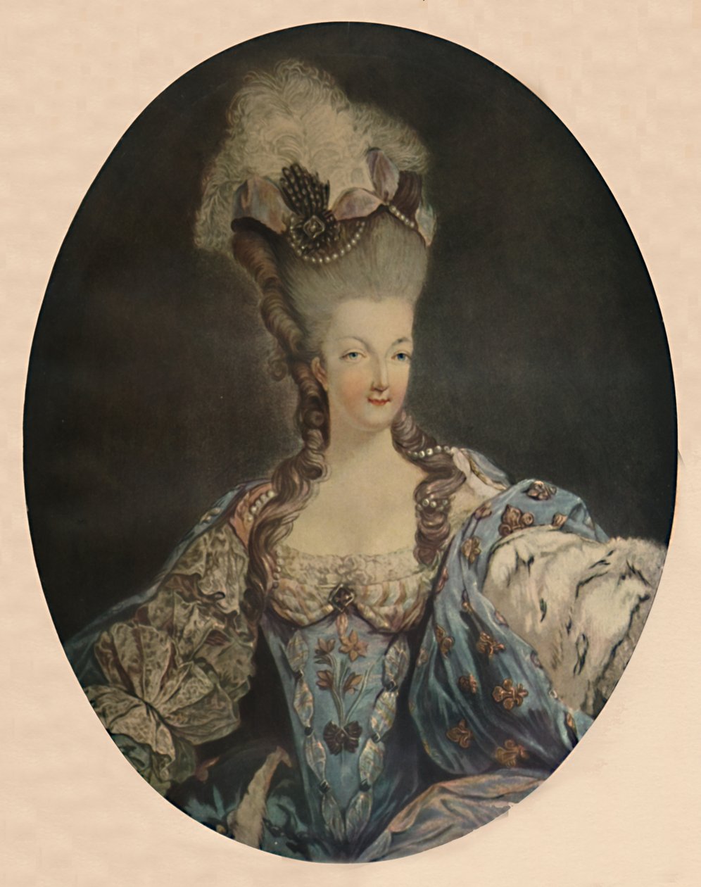 Marie Antoinette, Königin von Frankreich, 1777 von Jean-Francois Janinet