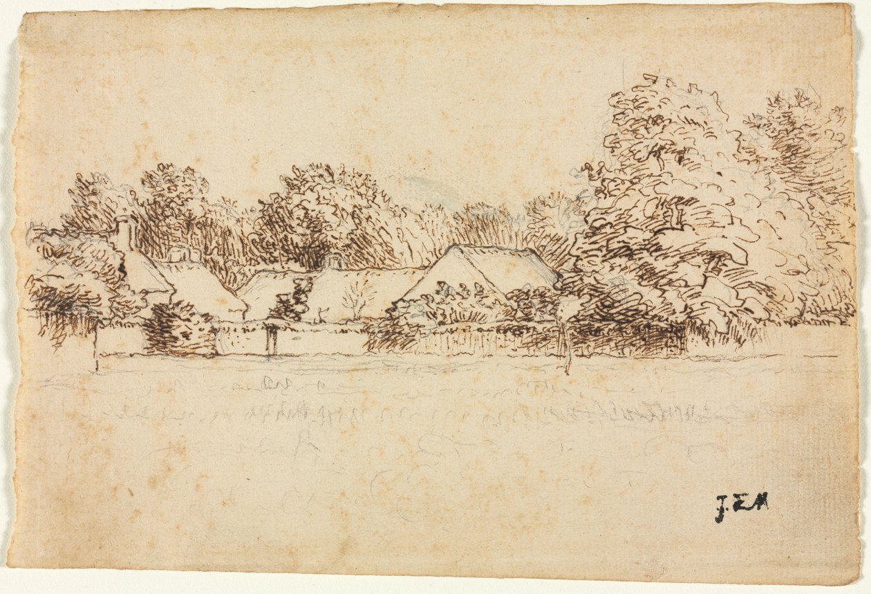 Hütten von Jean Francois Millet