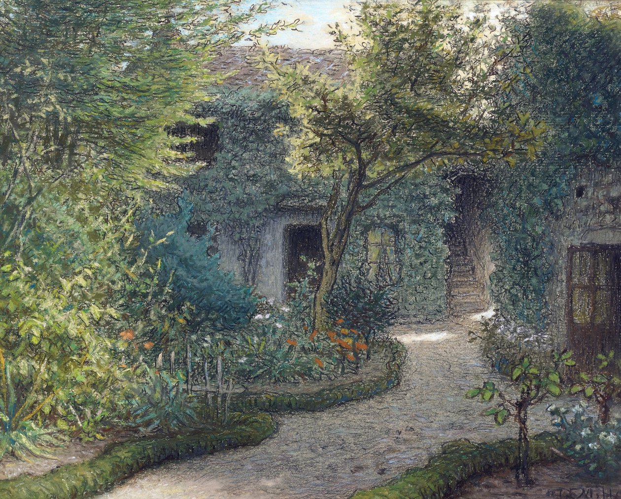 Das Haus von Théodore Rousseau in Barbizon von Jean Francois Millet