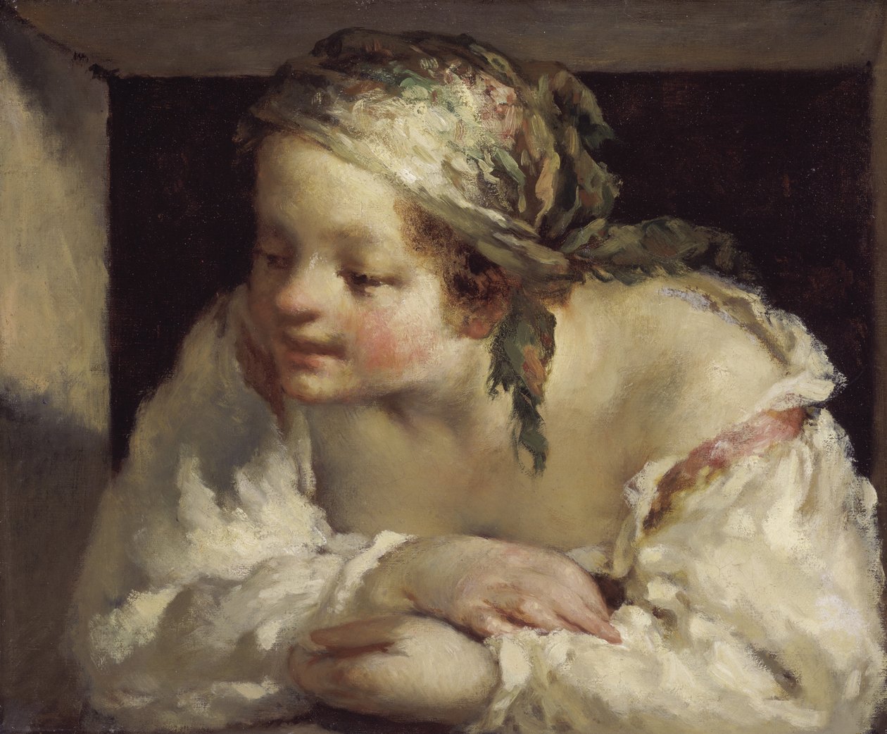 Junge Frau von Jean-Francois Millet