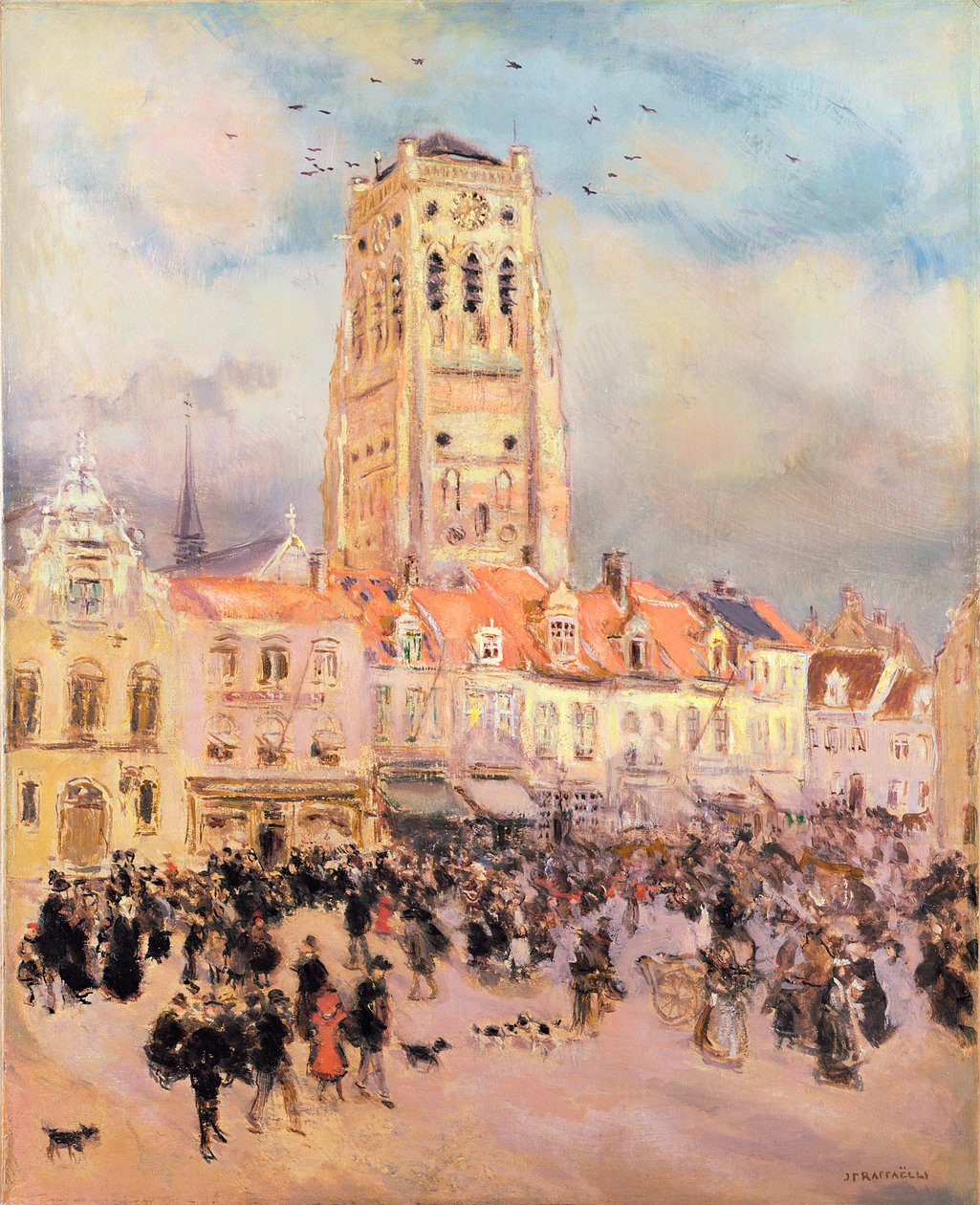 Nordische Stadt von Jean Francois Raffaelli