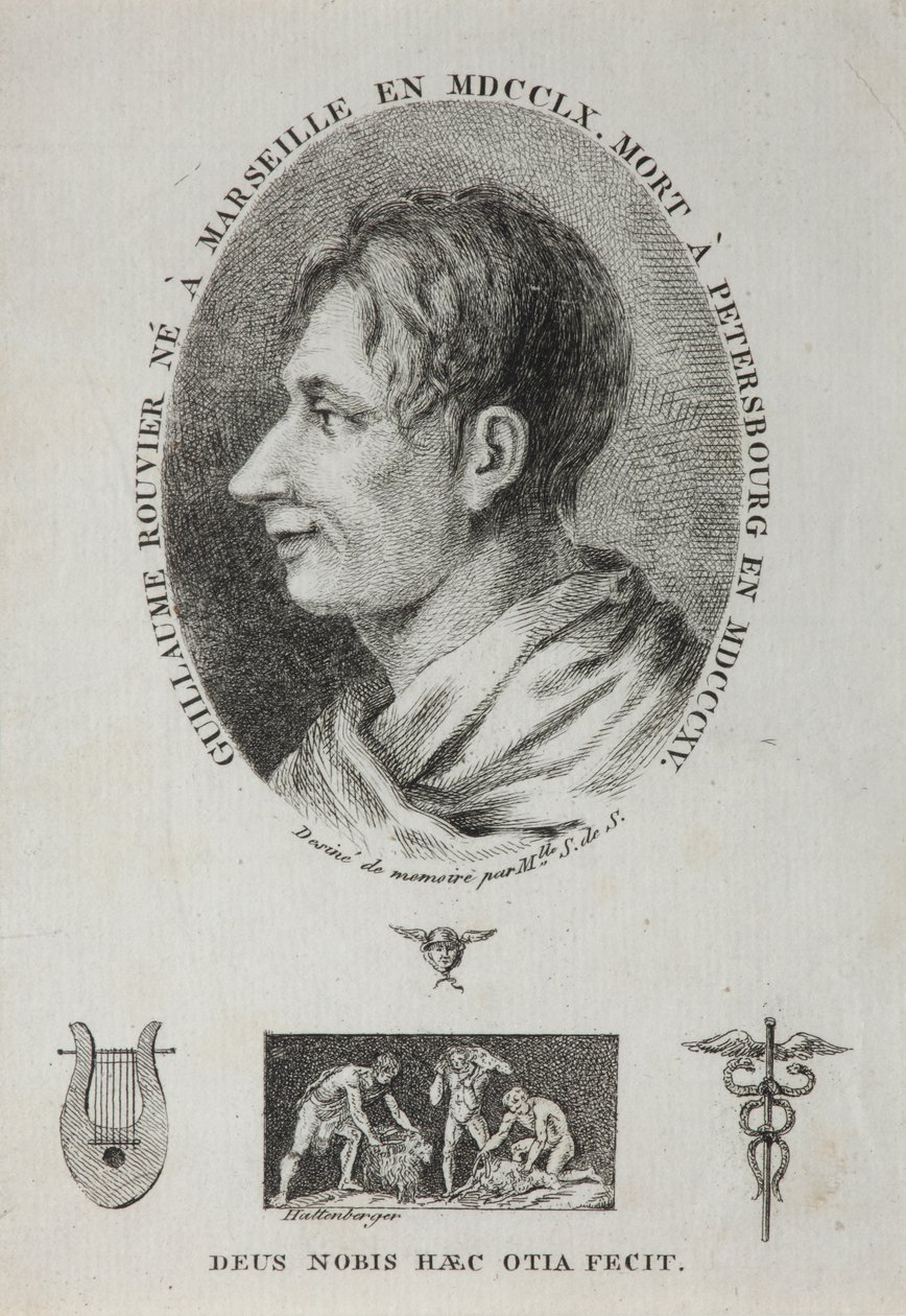 Porträt von Guillaume Rouvier 1760-1815, 1815 von Jean Francois Xavier Hattenberger