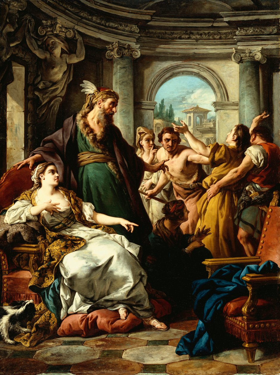 Joseph von Potiphars Frau beschuldigt, 1745 von Jean François de Troy