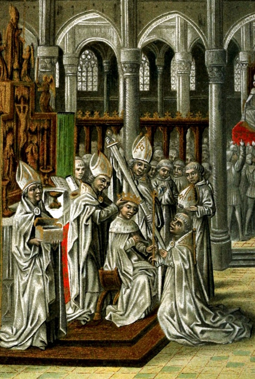 Die Krönung von Heinrich IV. von England, 13. Oktober 1399 von Jean Froissart
