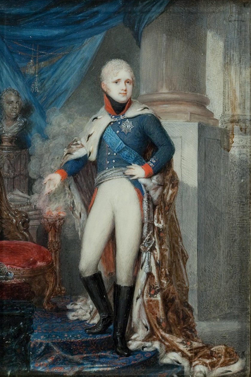 Porträt von Kaiser Alexander I. 1777-1825, frühe 1800er von Jean Gerin