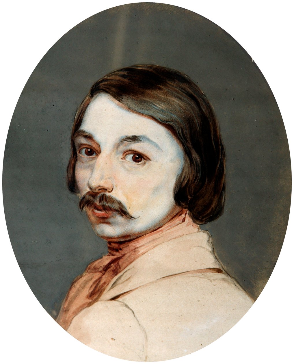 Porträt des Autors Nikolai Gogol, 1809-1852, Ende der 1830er Jahre von Jean Gerin